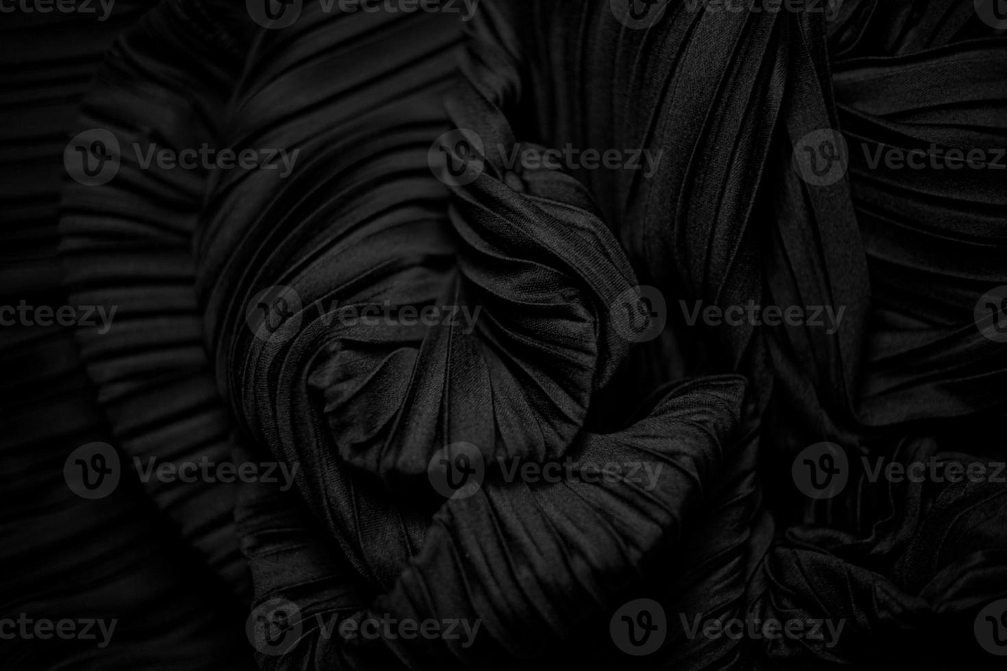 elegant black cloth abstract spiral texture photo
