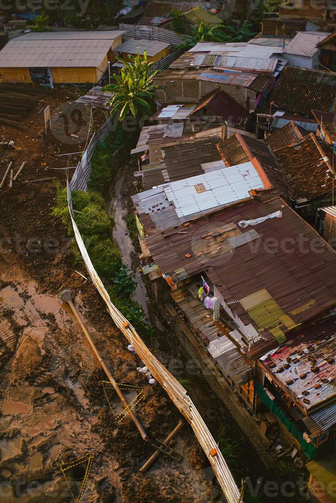 population density of Bandung city in the afternoon photo