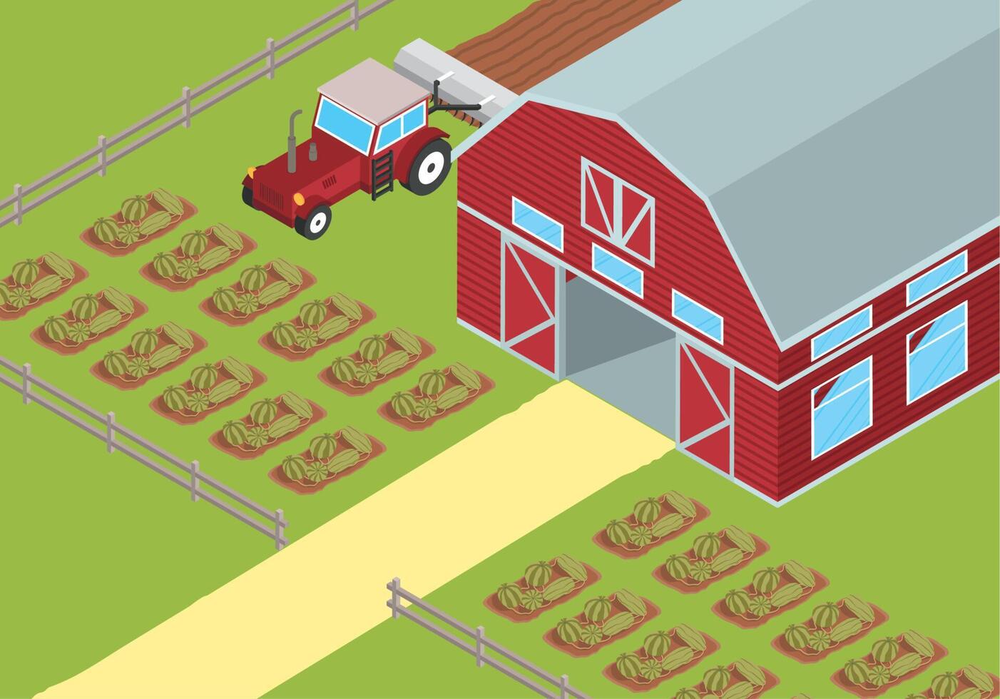 isometric stable and tractor vector