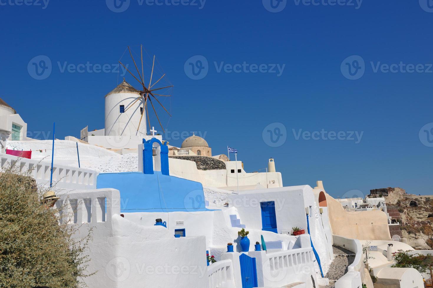 vista de santorini grecia foto