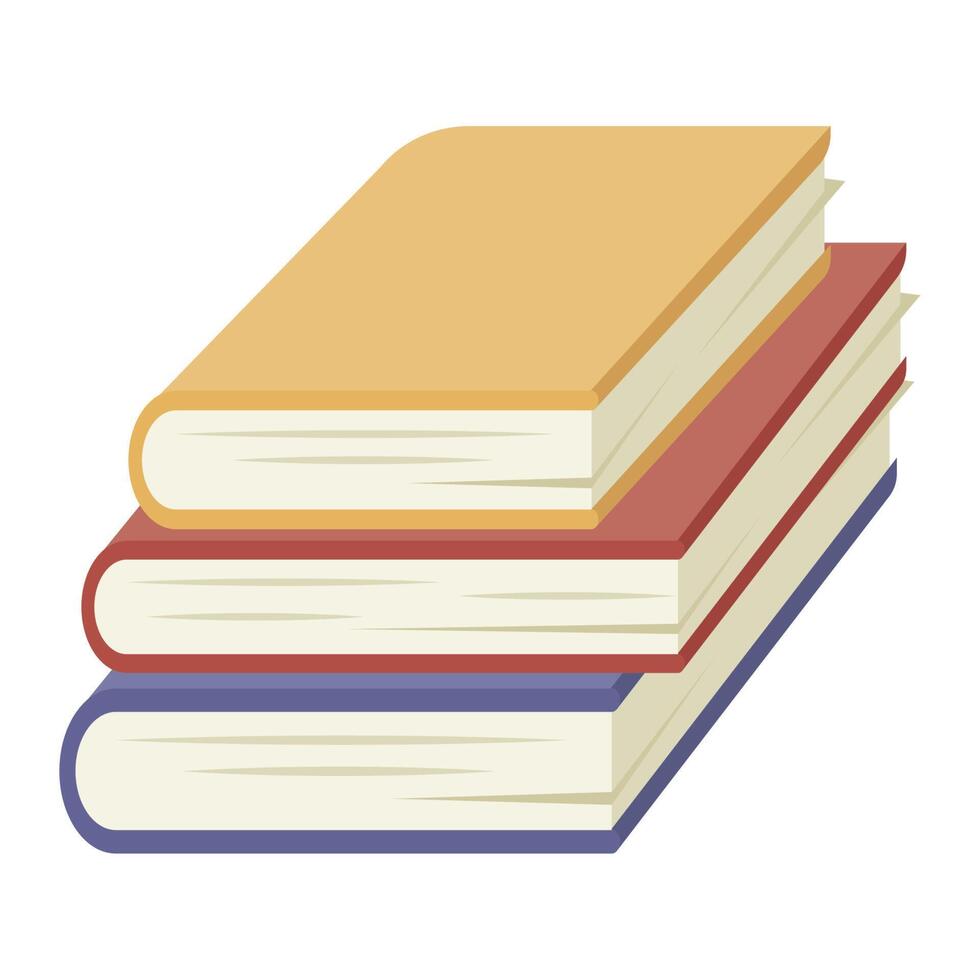 pile text books vector