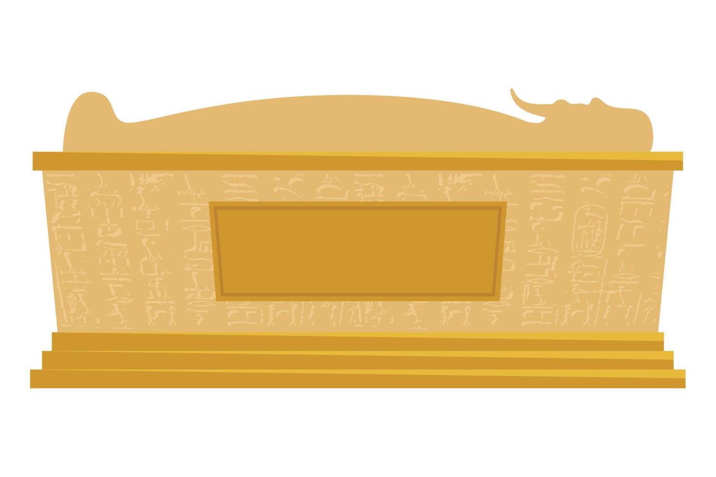 egyptian culture emperor tomb vector
