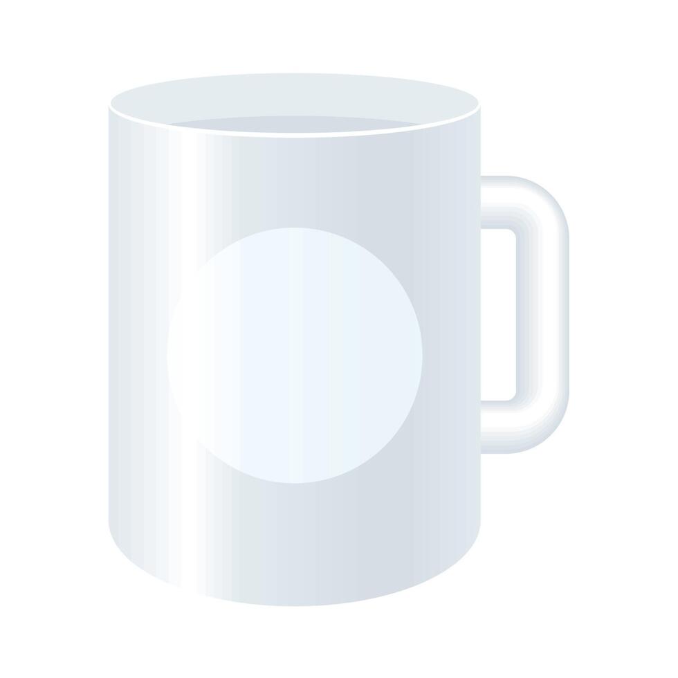 white mug mockup branding vector