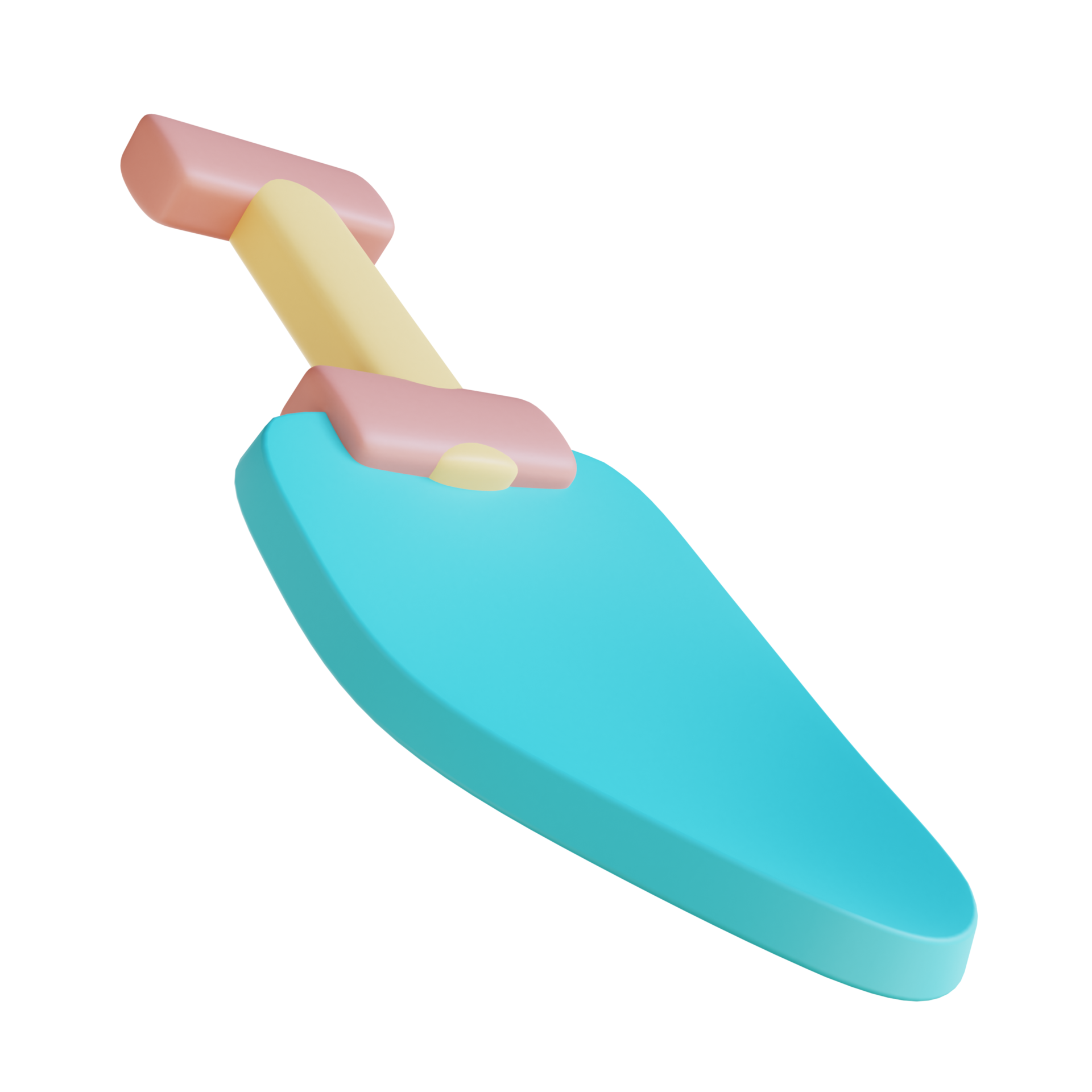 3D illustration Sand shovel 10850061 PNG