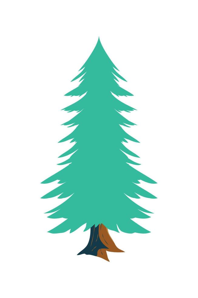 pine tree icon vector