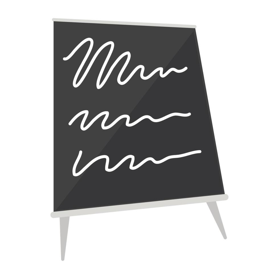 restaurant chalkboard with lettering vector