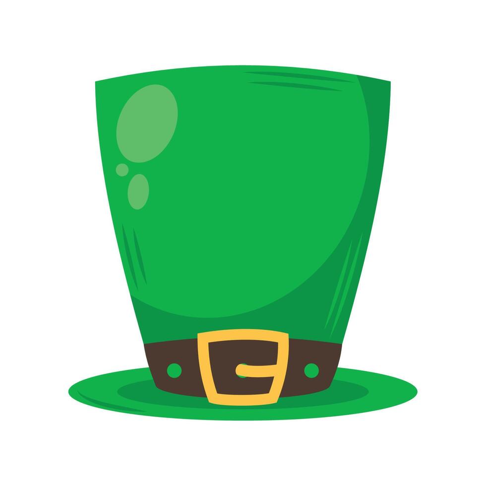 green top hat vector