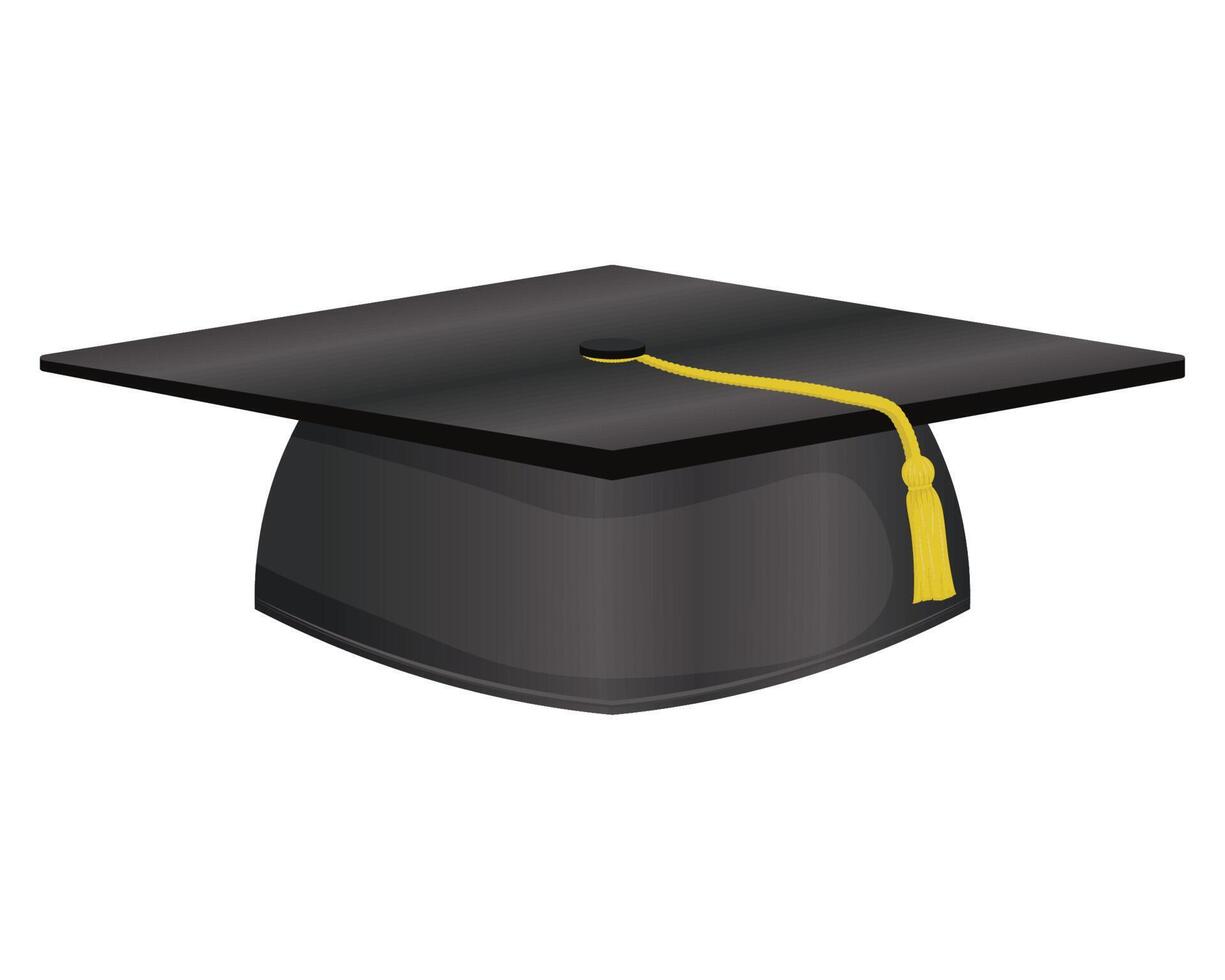 graduation hat accessory vector