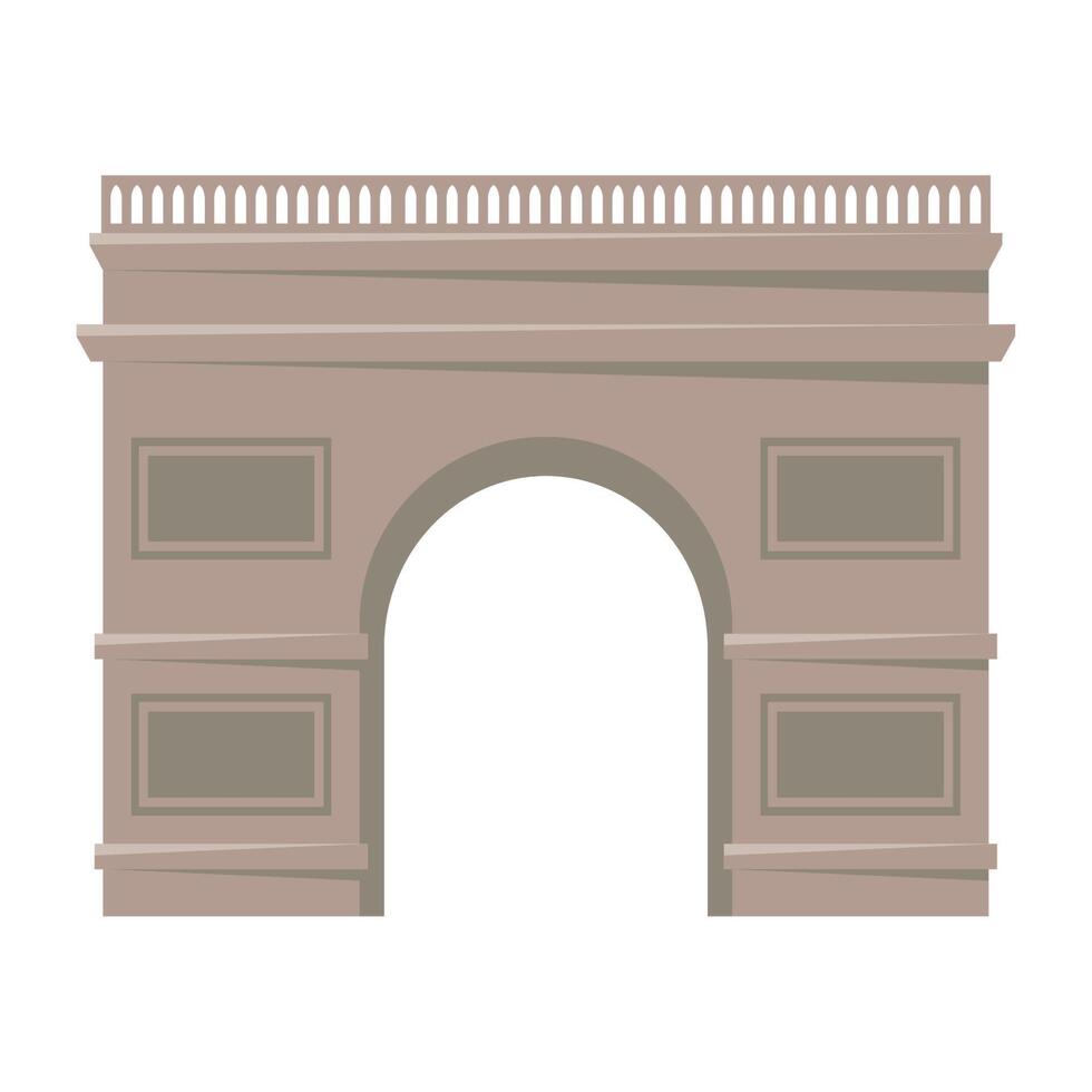 arco de triunfo italiano vector