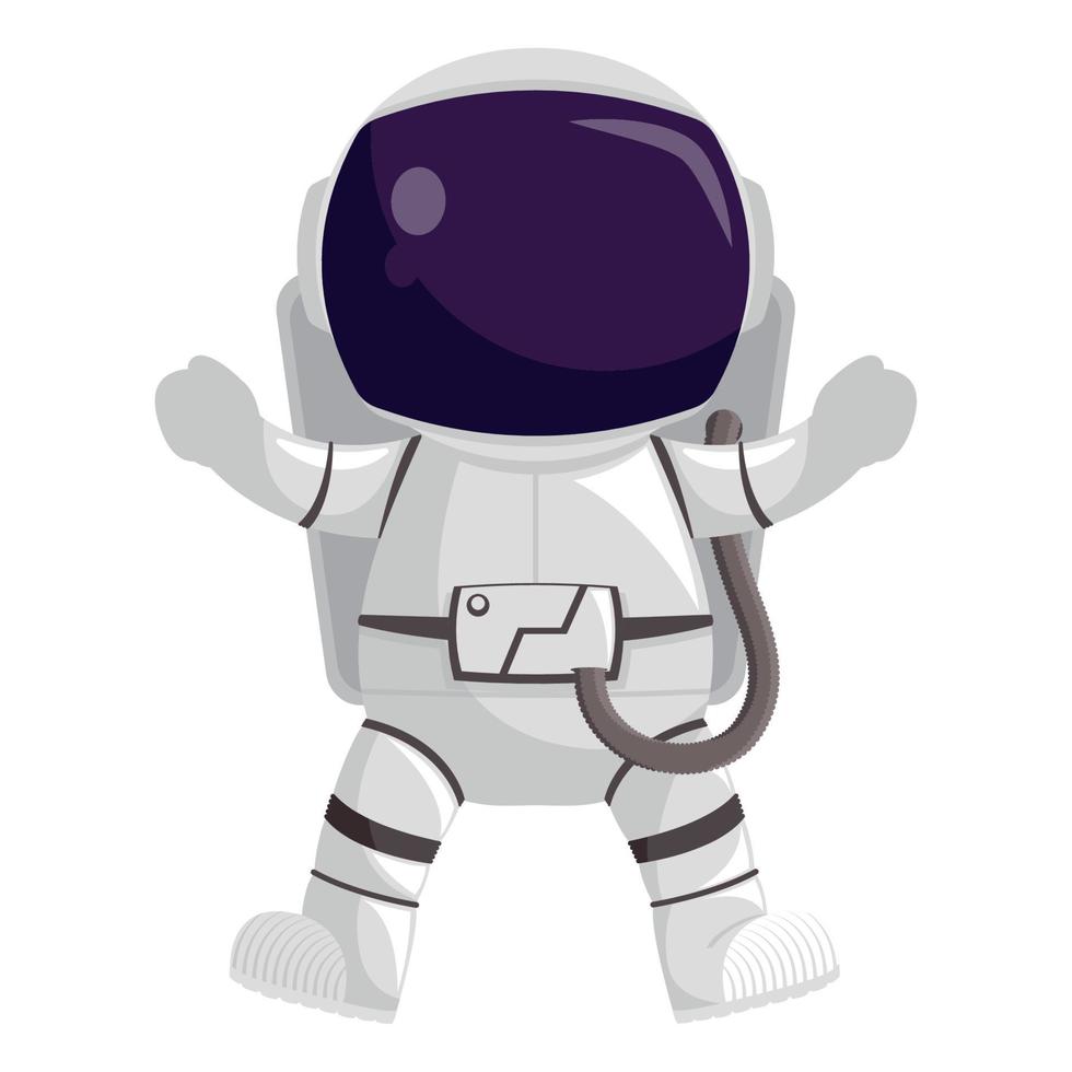 astronaut spaceman character vector