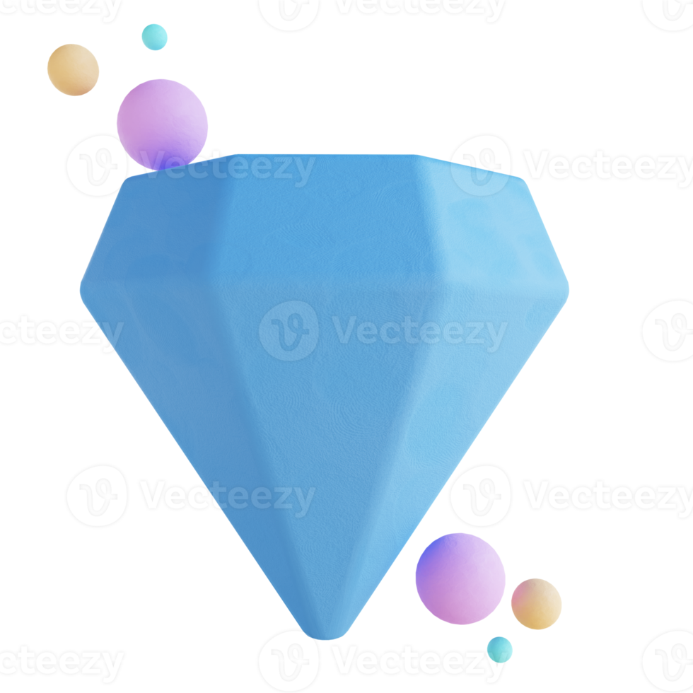 3d illustration diamant png