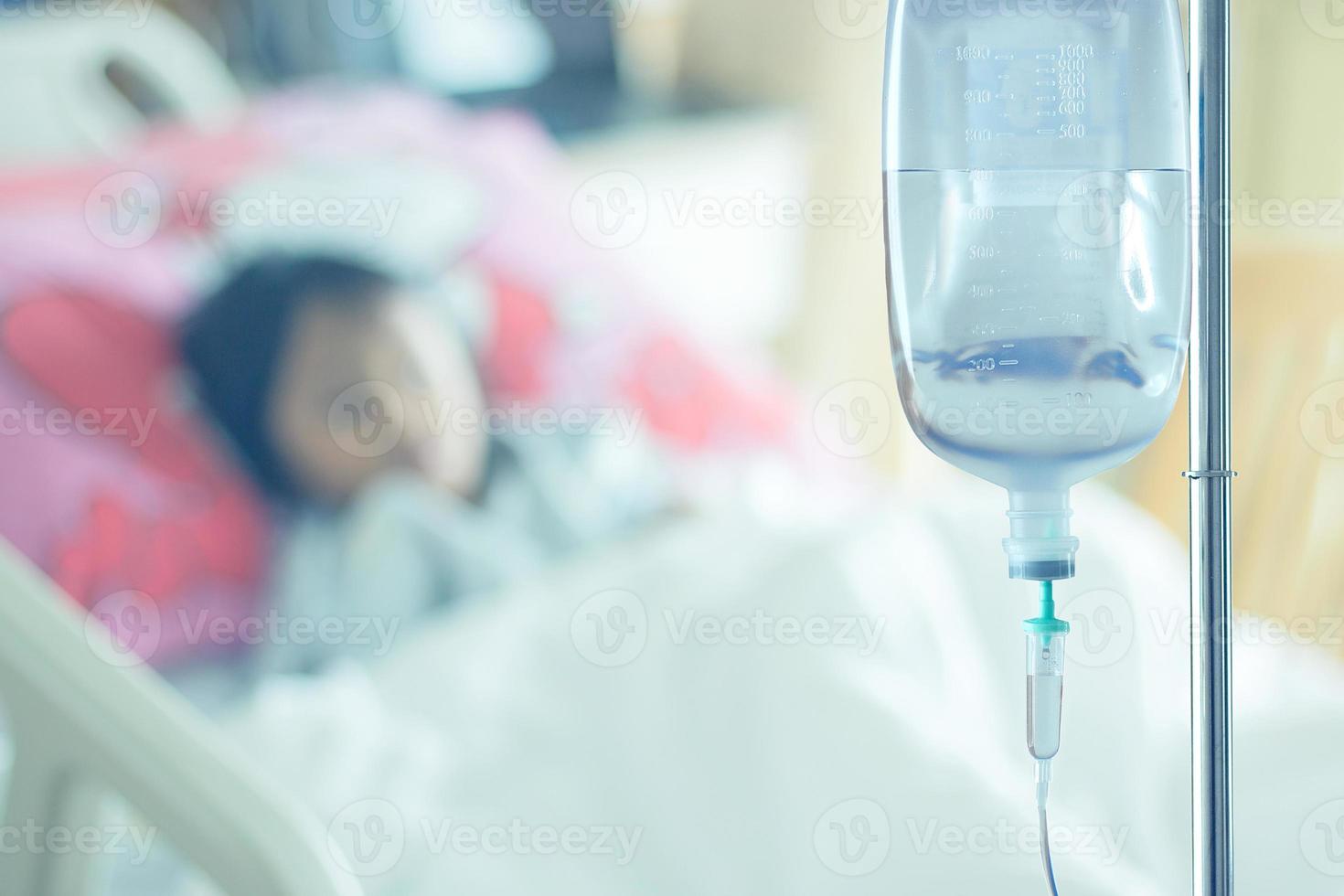 iv drip and patient photo