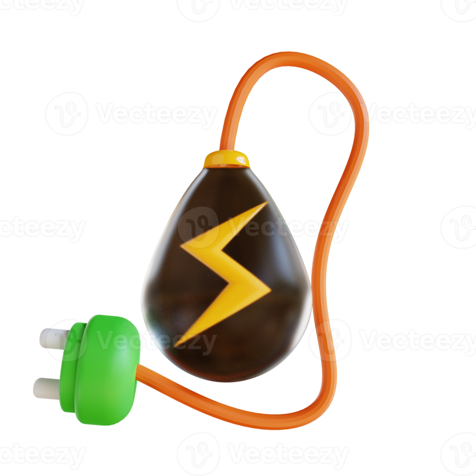 3D illustration water energy suitable ecology png