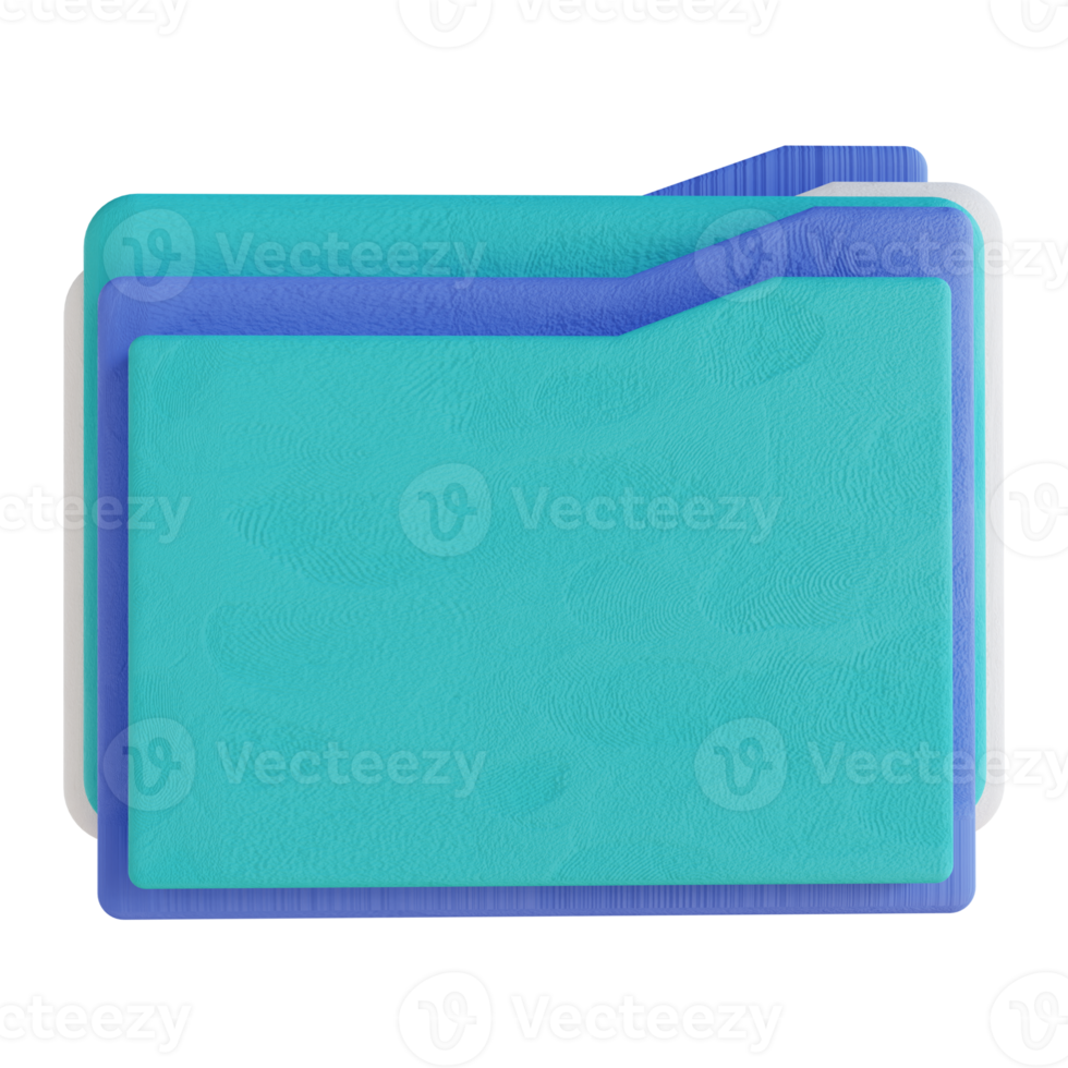 3D illustration folder png
