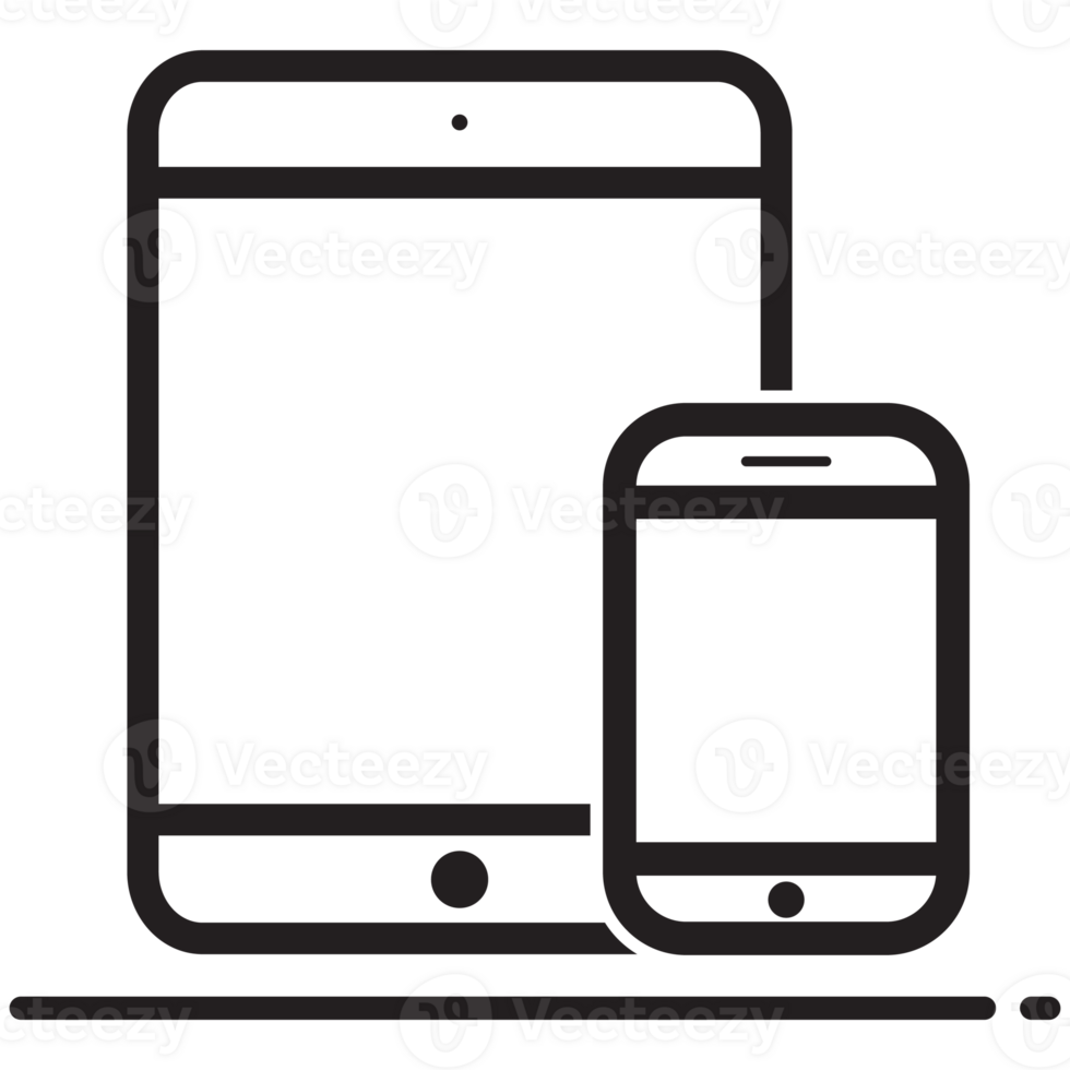 icono de tableta y teléfono móvil png