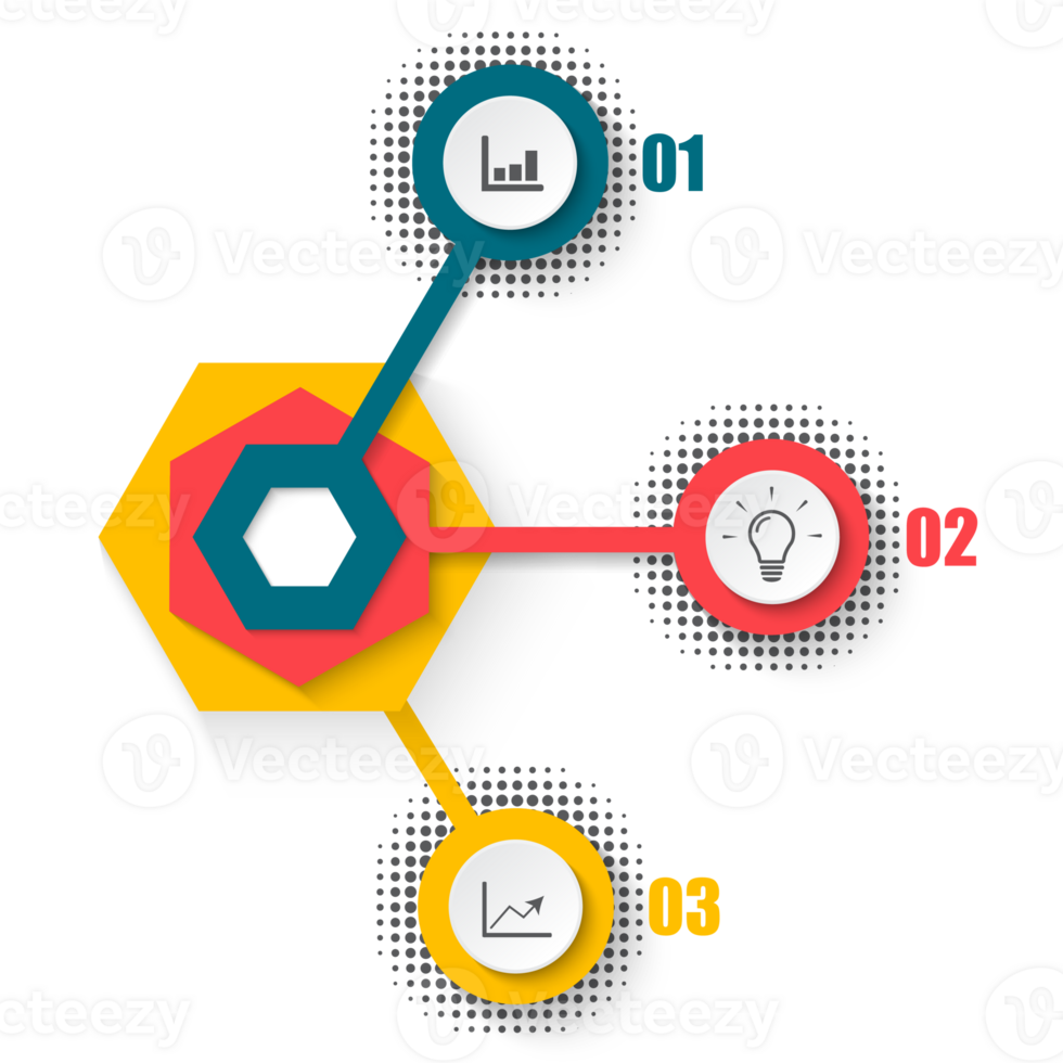 astratto infografica numero opzioni modello png