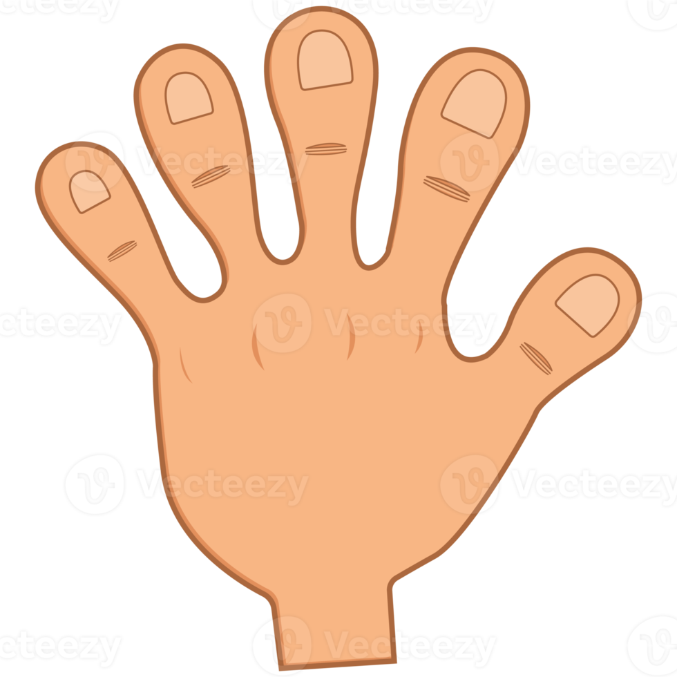 human hand cartoon png