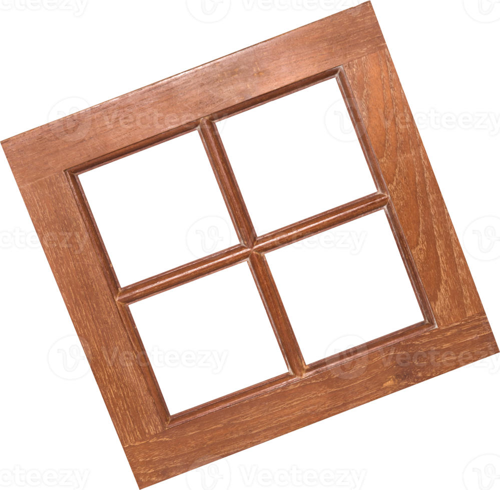 Wood frame or photo frame isolated png