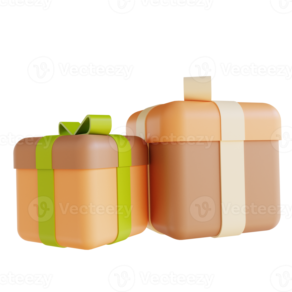 3d illustratie geschenk doos png