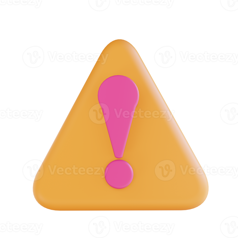3D illustration security error code png