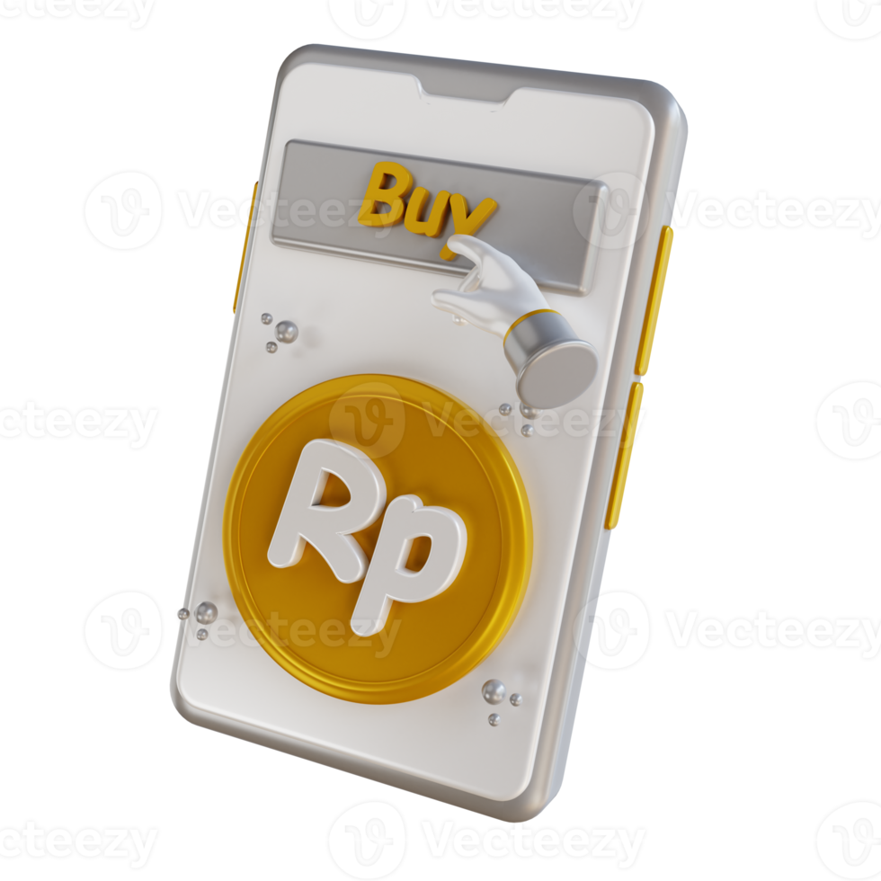 3D illustration pay per click png