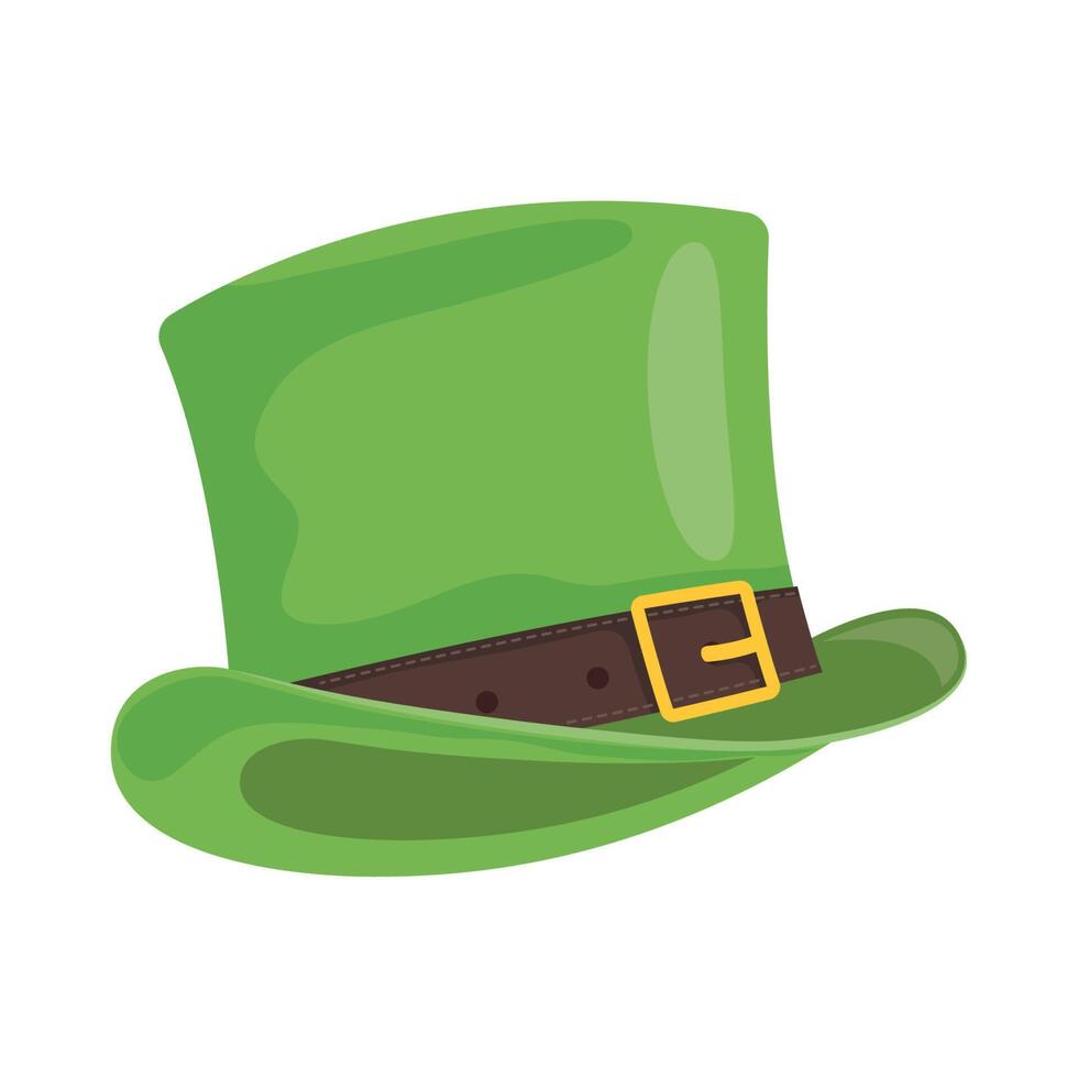 green top hat vector