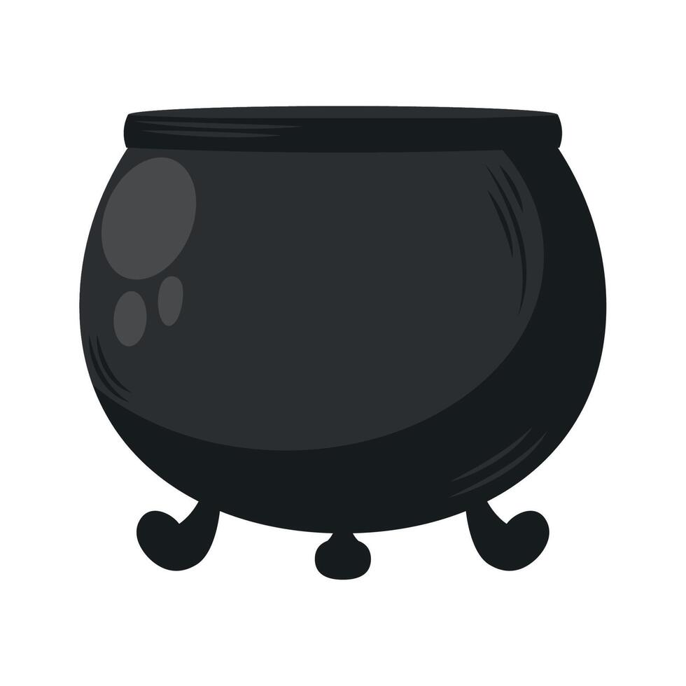 cauldron flat icon vector