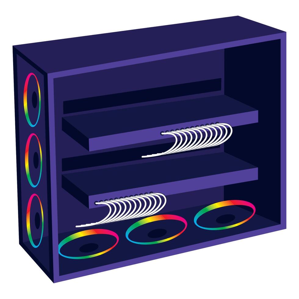 pc gamer tower vector
