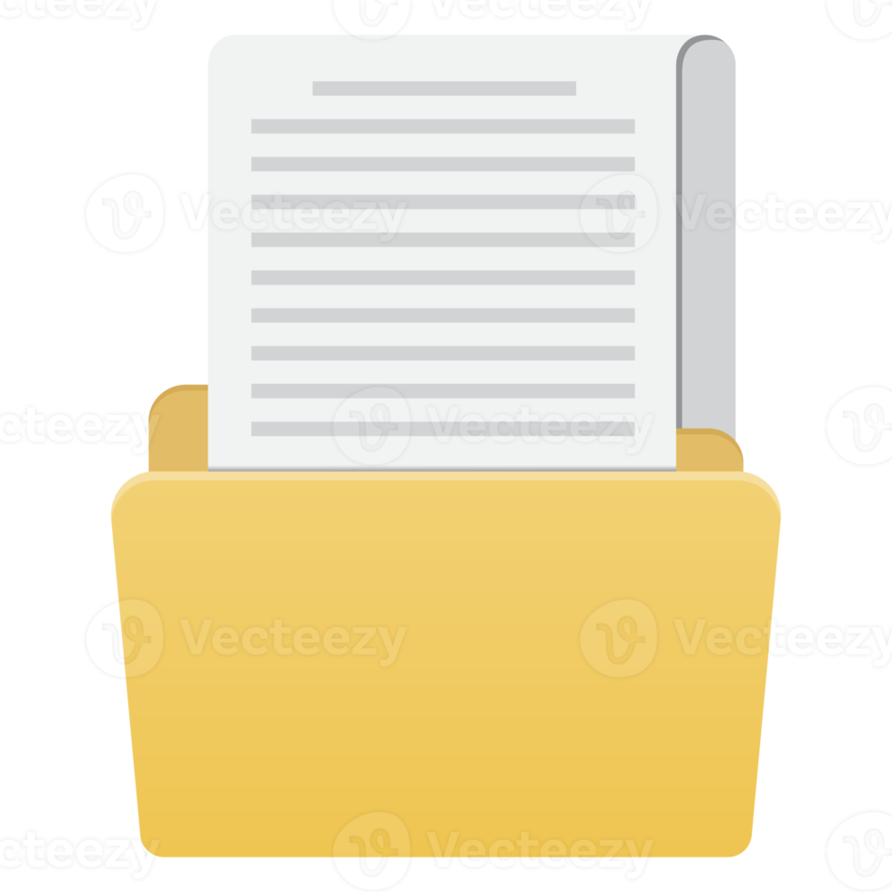 Folder icon. Flat design graphic illustration. png