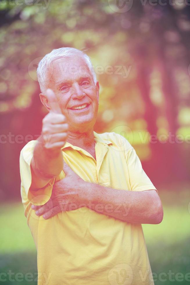 elderly man  portrait photo