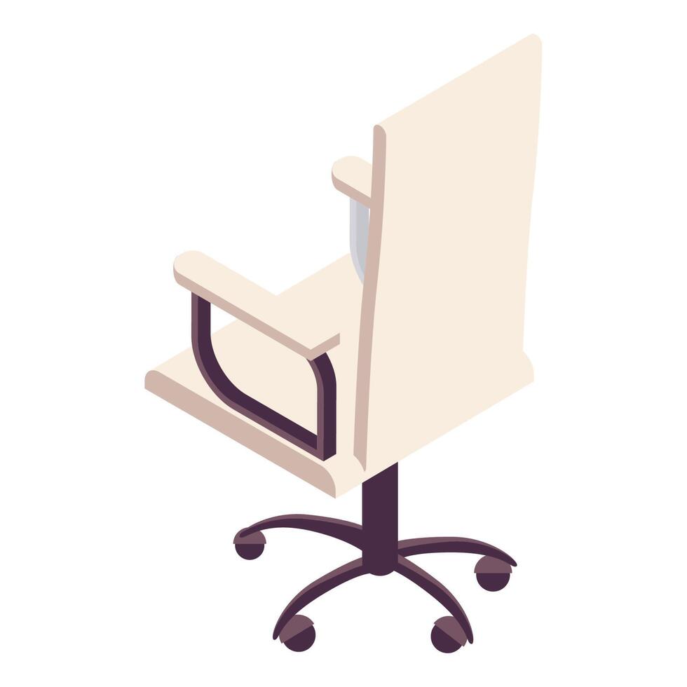 isometric office chair vector