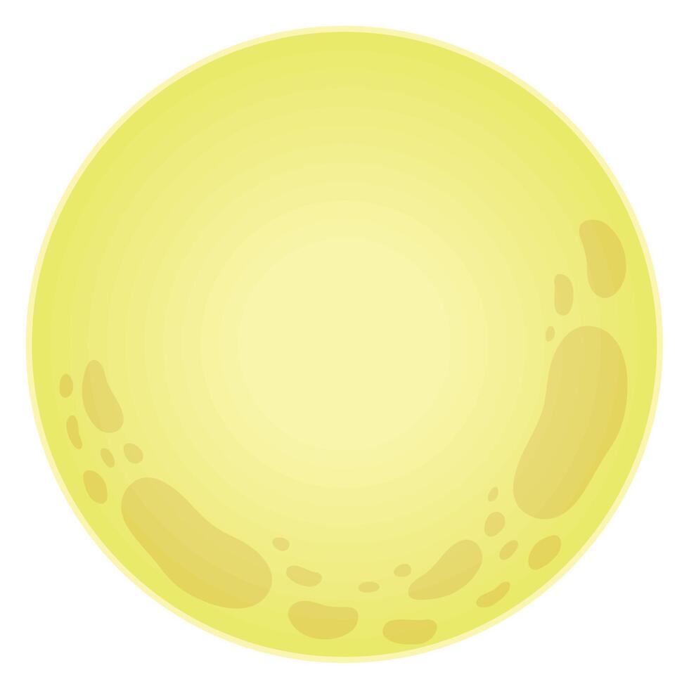 yellow moon autumn vector