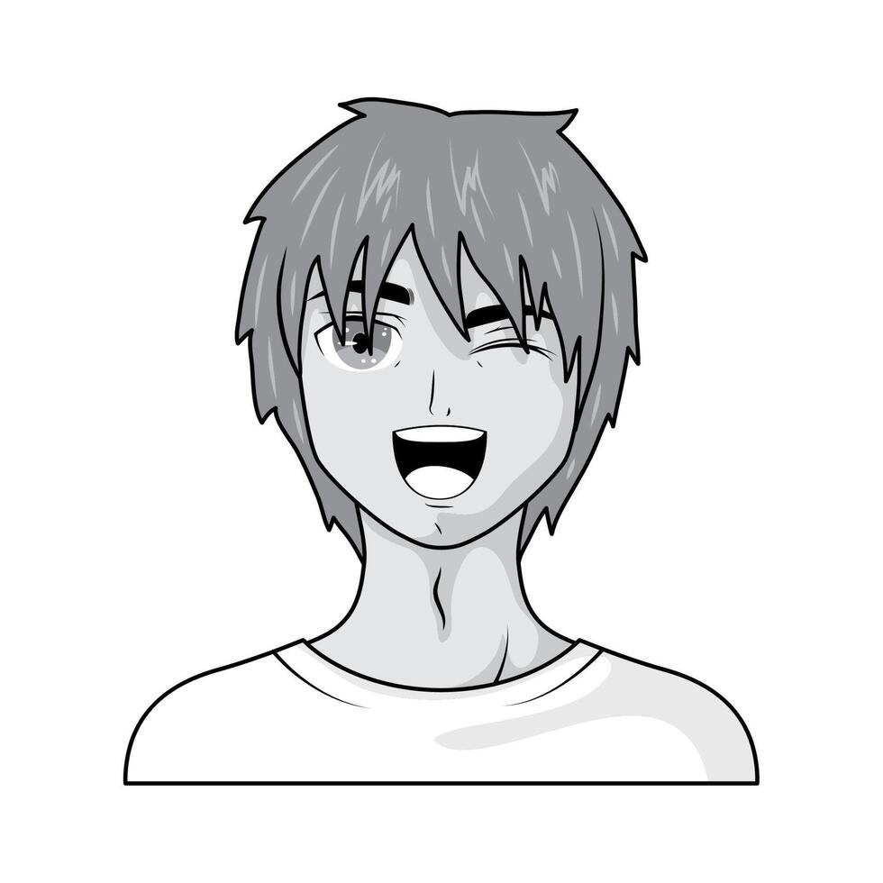 winking manga boy 10853444 Vector Art at Vecteezy winking manga boy 10853444 Vector Art at Vecteezy