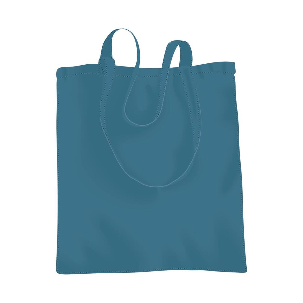 fabric cloth bag vector