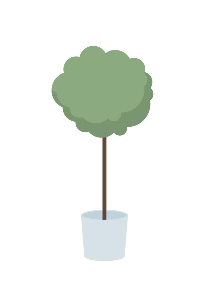 tree plant in pot vector