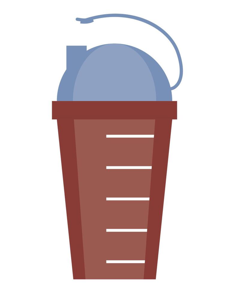 gym water pot plastic vector