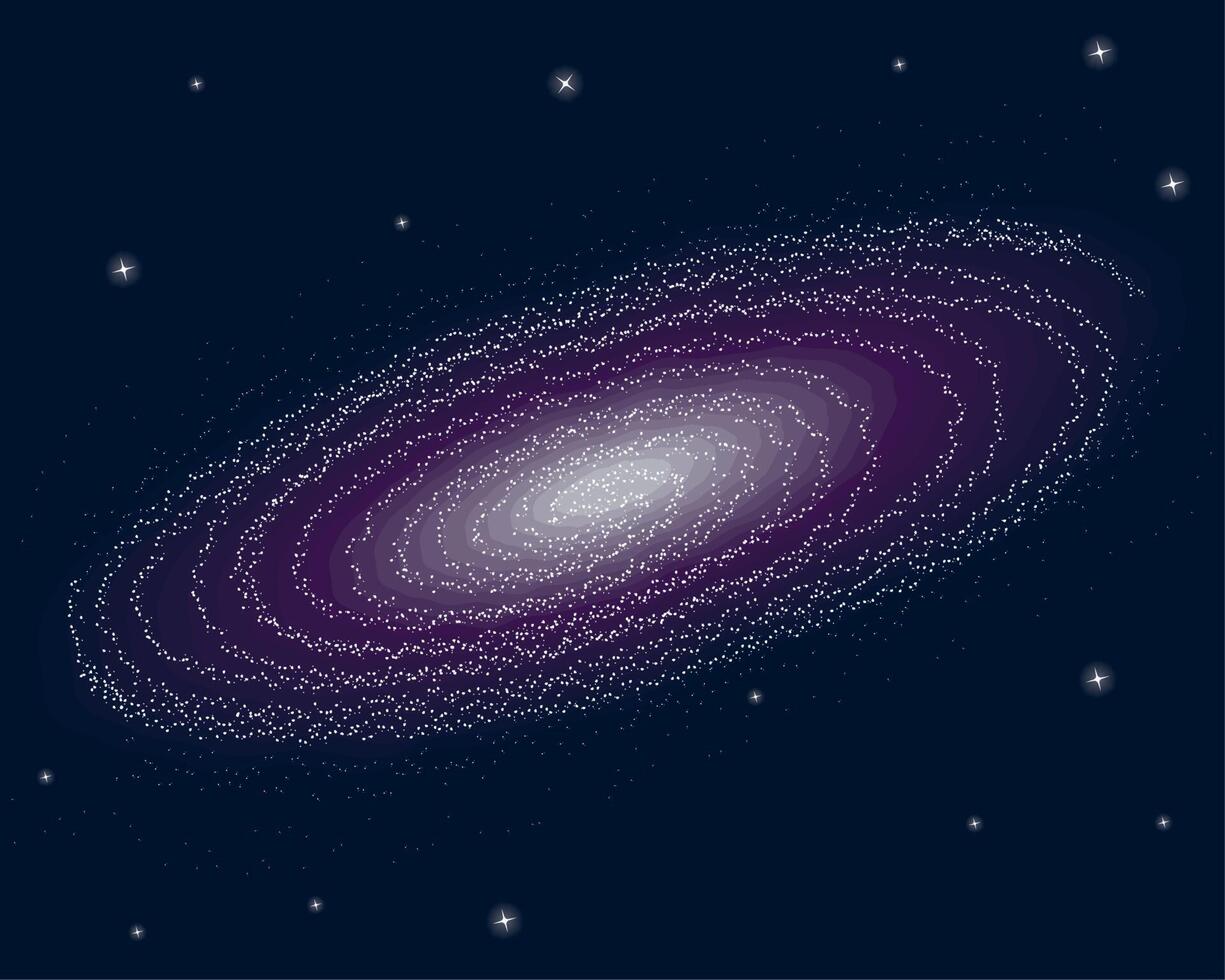 space milky way vector