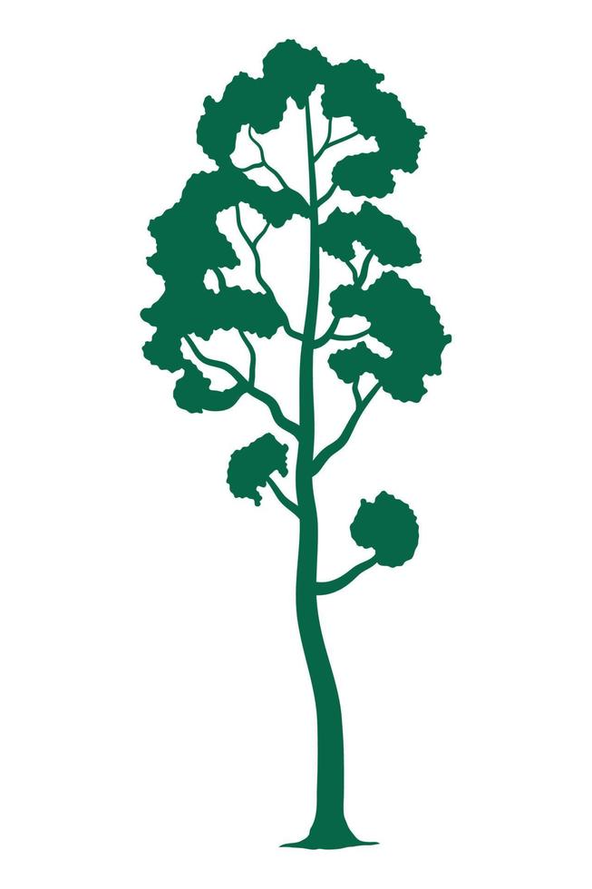green tree plant vector