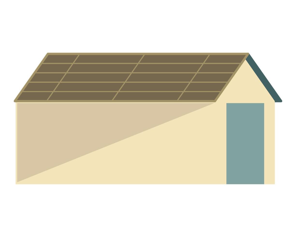 rural ranch building vector