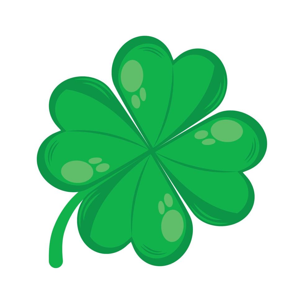 shamrock plant icon vector