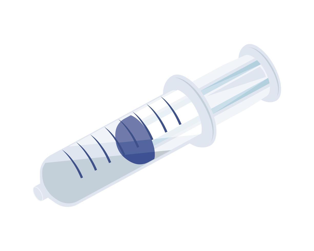 pharmacy syringe medical vector