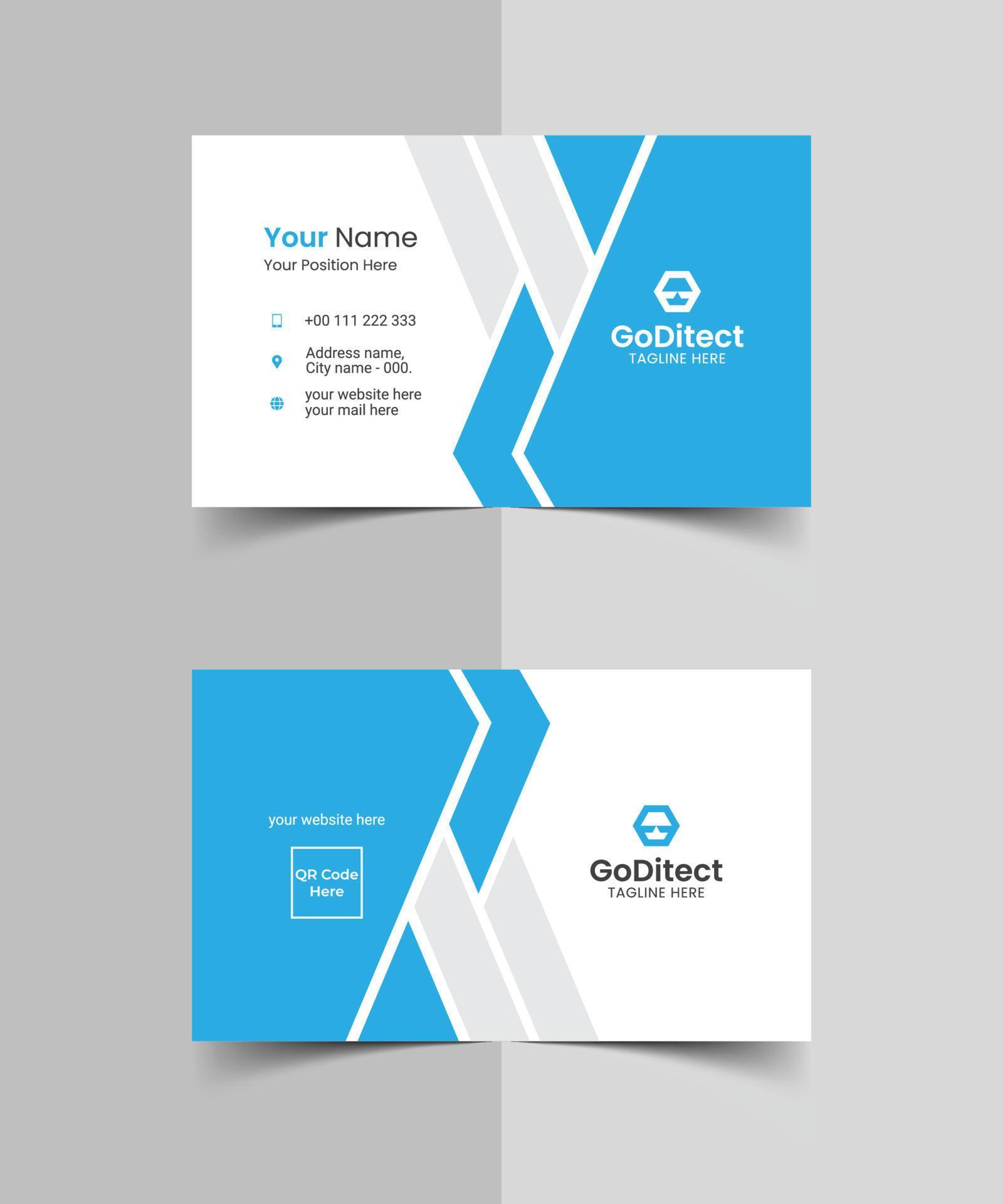Business Card Printing Press Visiting Card Design 10854270 Vector Art