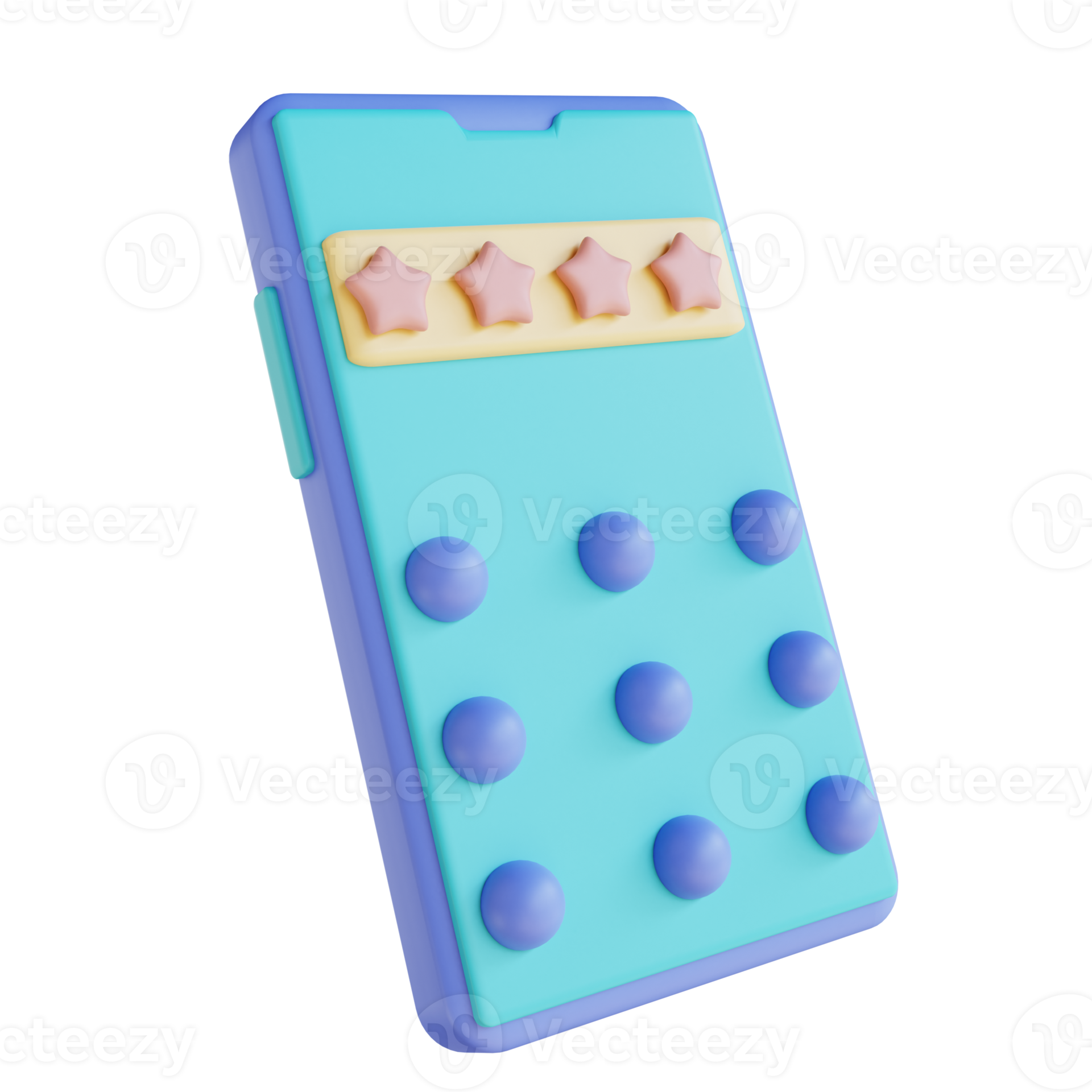3d illustration cell phone security pattern 10854427 png