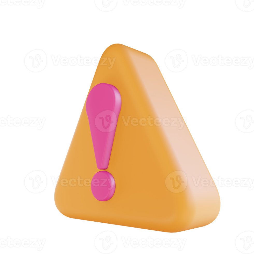 3D illustration security error code png