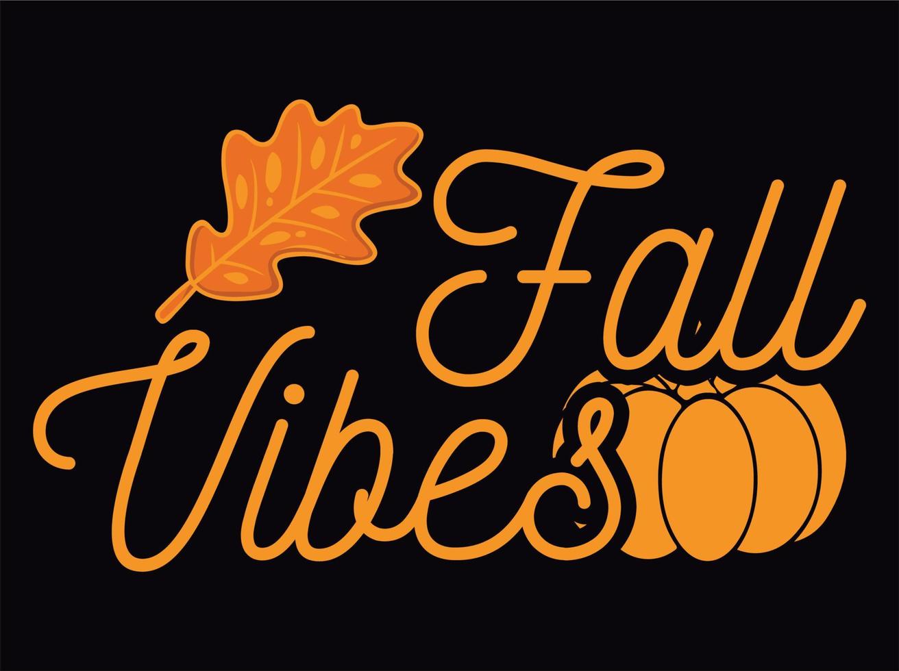 Autumn t-shirt  design vector file