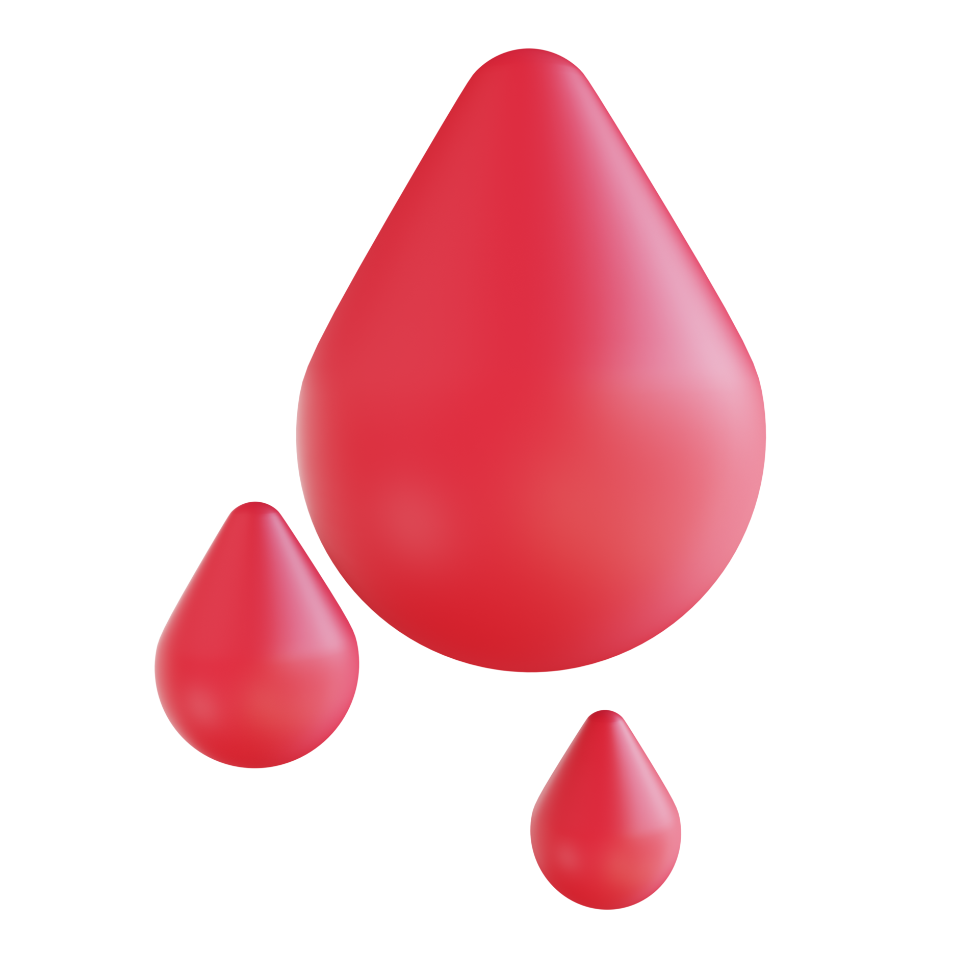 3D illustration blood drop suitable for medical 10855645 PNG