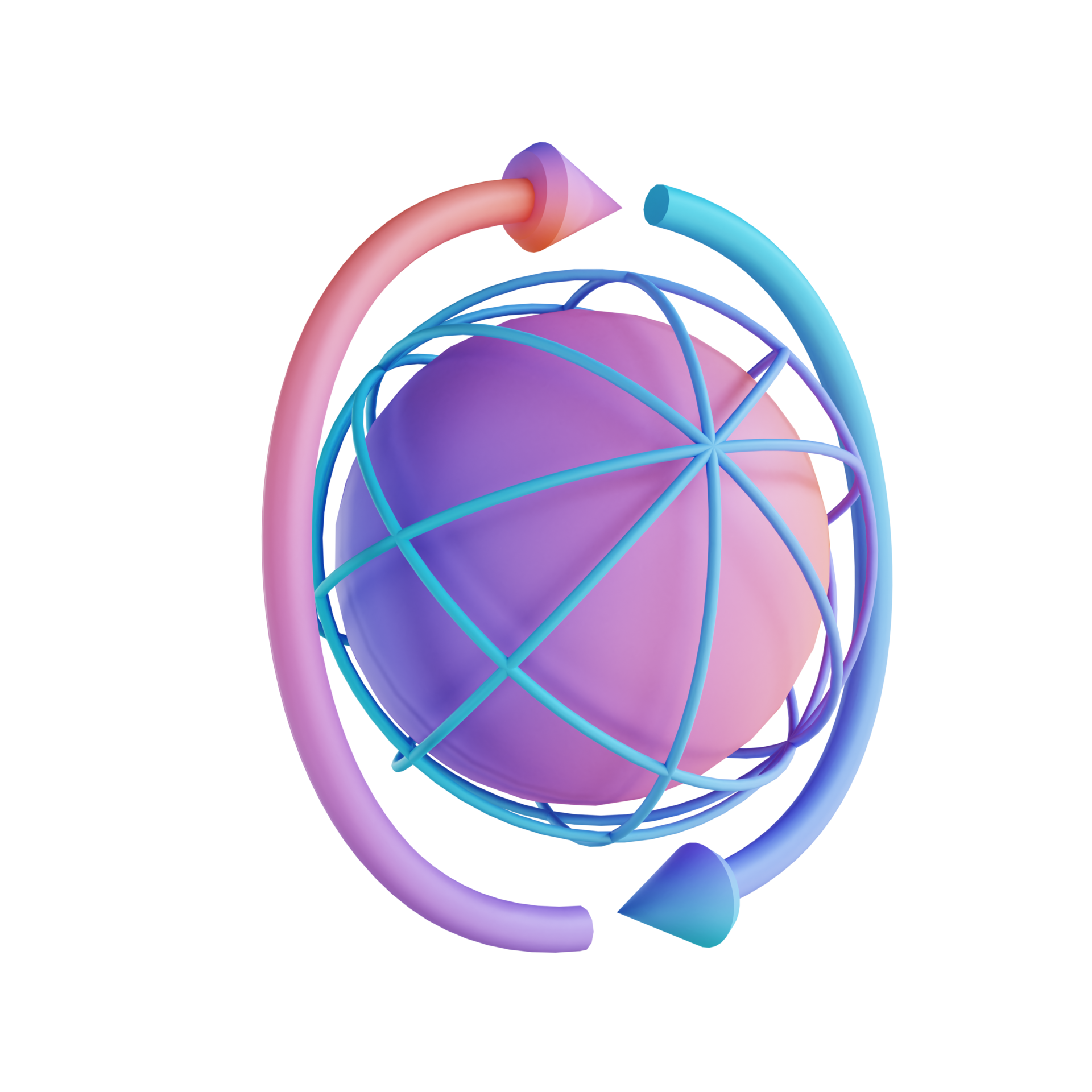 3D illustration global exchange 10855676 PNG