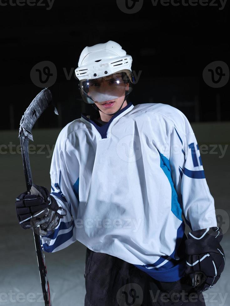 hockey player portrait photo