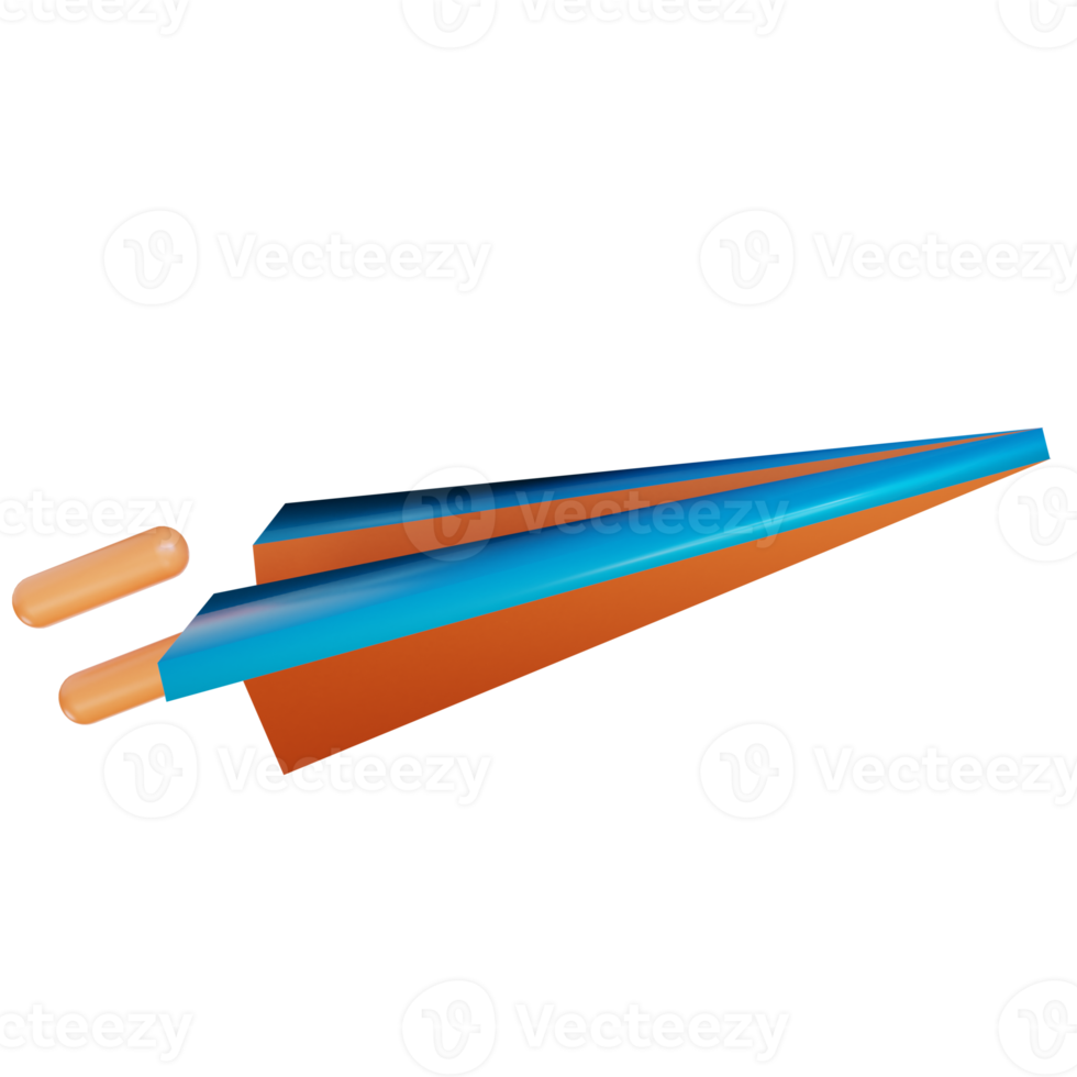 3D illustration launch suitable for marketing png