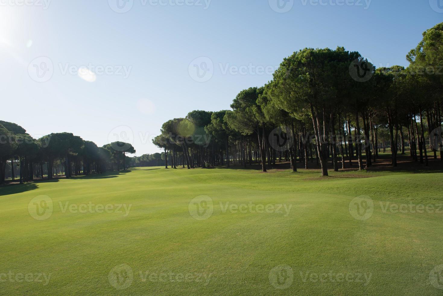 vista del campo de golf foto